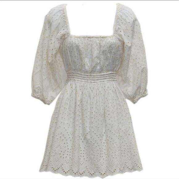 Cleobella Dresses & Skirts - Cleobella Aria Mini Dress in Flora Polka NWT